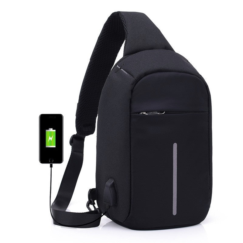 Borsa a tracolla antifurto con ricarica USB-sicurezza e praticità sempre con te.