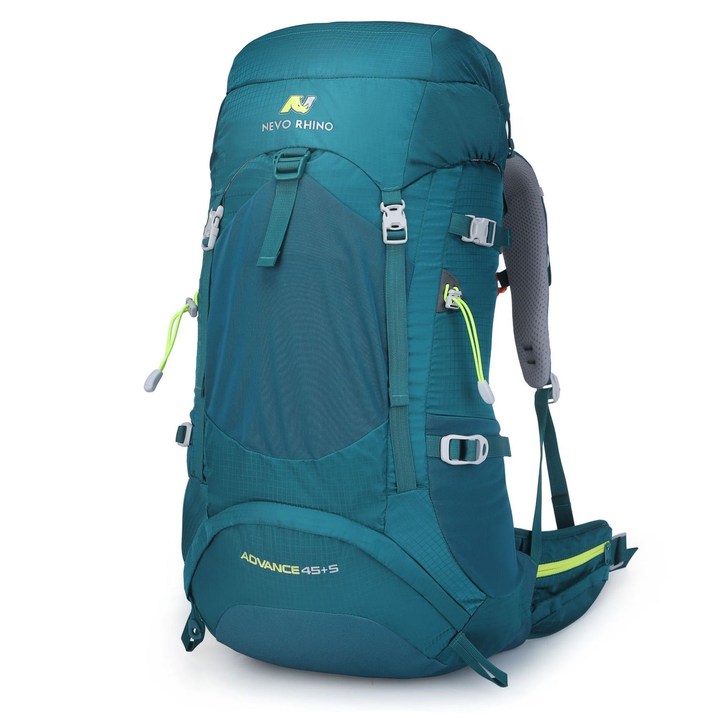 Borsa da campeggio resistente e capiente, con tracolla regolabile.