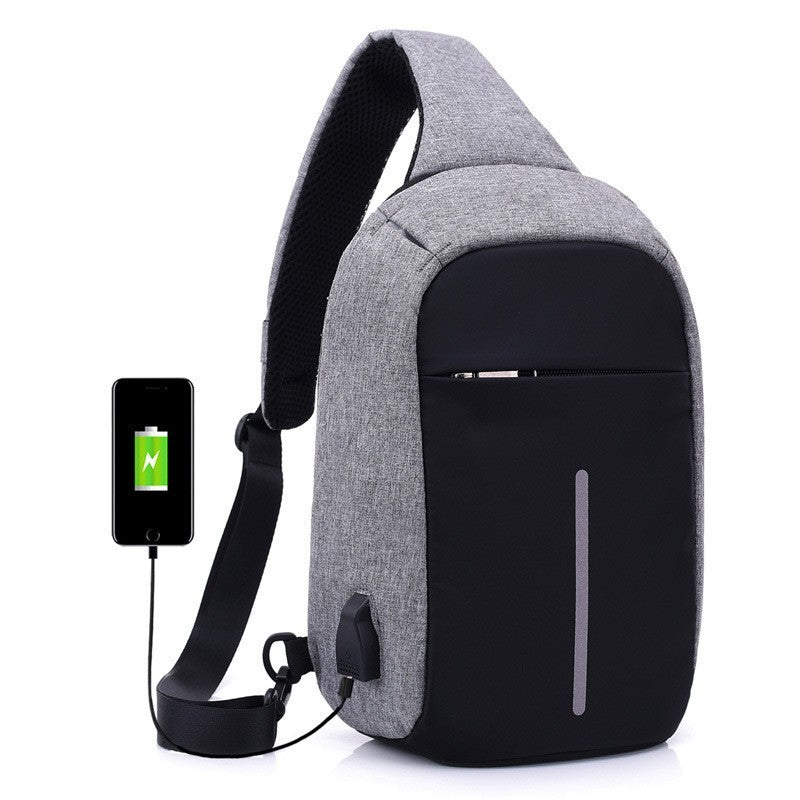 Borsa a tracolla antifurto con ricarica USB-sicurezza e praticità sempre con te.