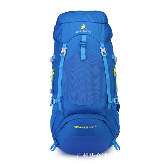 Borsa da campeggio resistente e capiente, con tracolla regolabile.