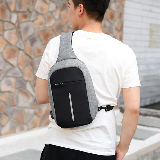 Borsa a tracolla antifurto con ricarica USB-sicurezza e praticità sempre con te.