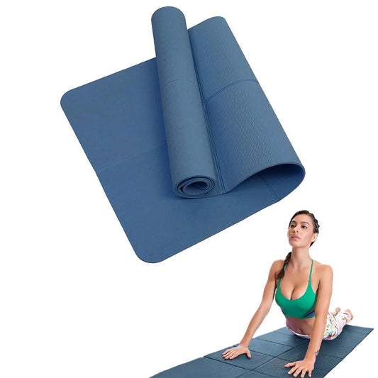 Tappeto Yoga antiscivolo Extra Spesso-Perfetto per Pilate, e Fitness.