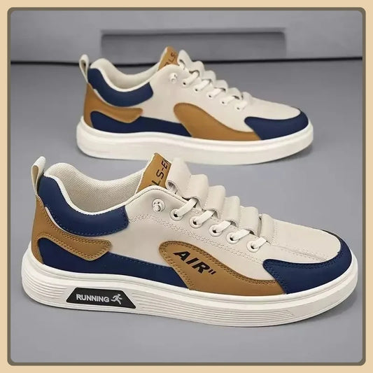 Scarpe Uomo 2025 -Sneakers Basse in Pelle Stile Casual e Sportivo
