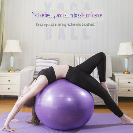 Palla Fitness 55 cm per Yoga e Pilates- Superfice Antiscivolo.