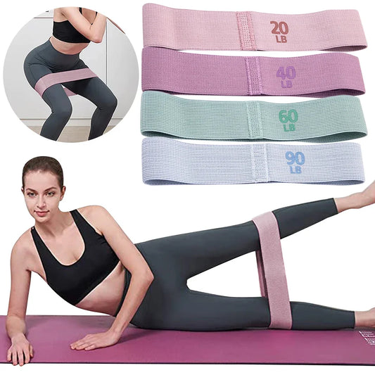 Fasce elastiche per allenamento gambe e glutei-set da 3.